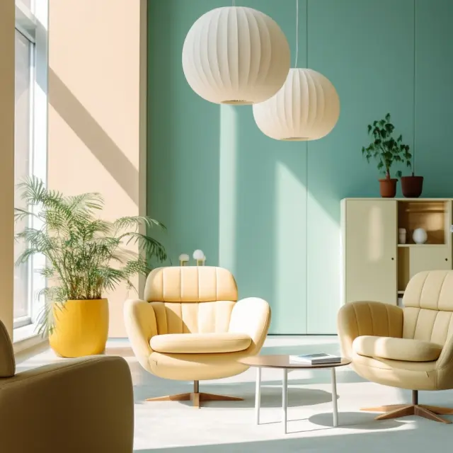 Contemporary Pastel Oasis