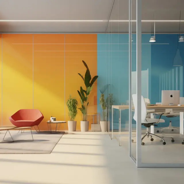 Modern Colorful Office Interior